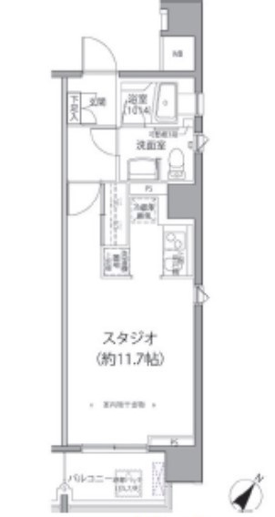 麹町二番町マンションの間取り