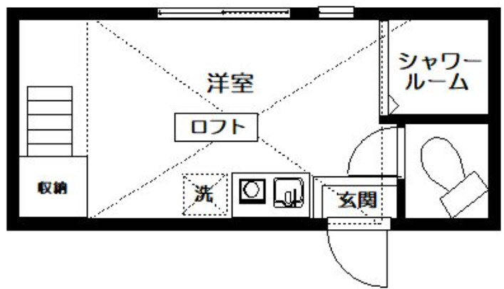 アーバンプレイス早稲田Ⅵの間取り
