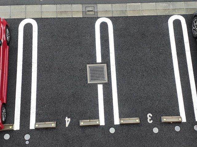 リバープレッソⅡの駐車場