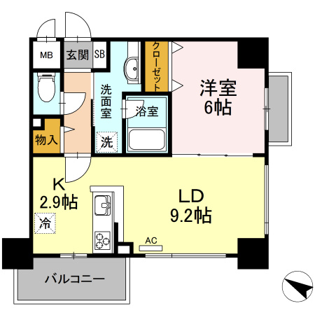 【間取り】 | ハイムローゼⅦ