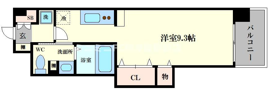 エスポルテ福島の間取り