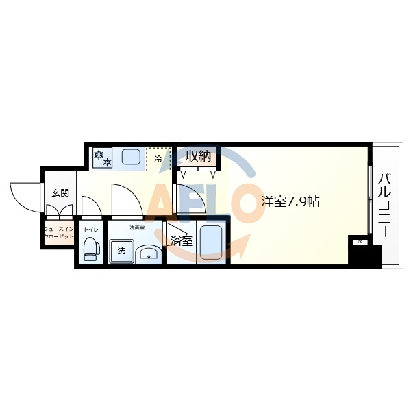 スプランディッド上本町WEST　生魂小学校区の間取り|スプランディッド上本町WEST　間取り