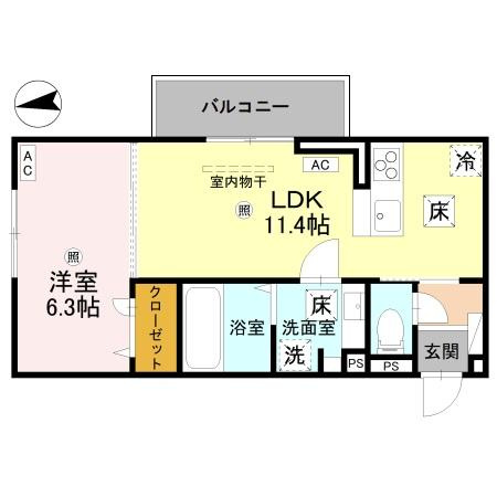 DｰRegalo米松の間取り