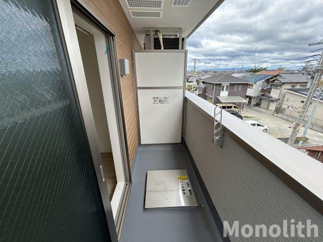 フジパレスレーヴⅡ番館のバルコニー