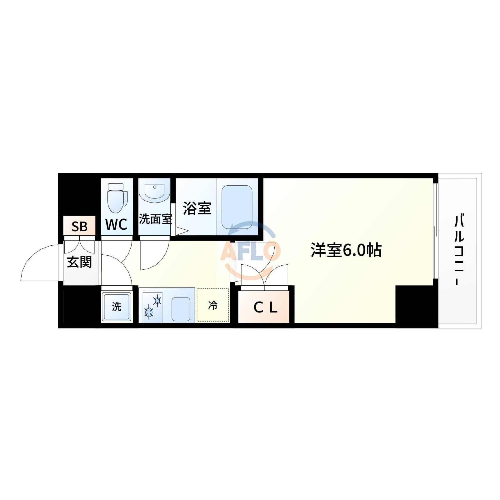 ディームス新大阪の間取り|Dimus新大阪　間取り