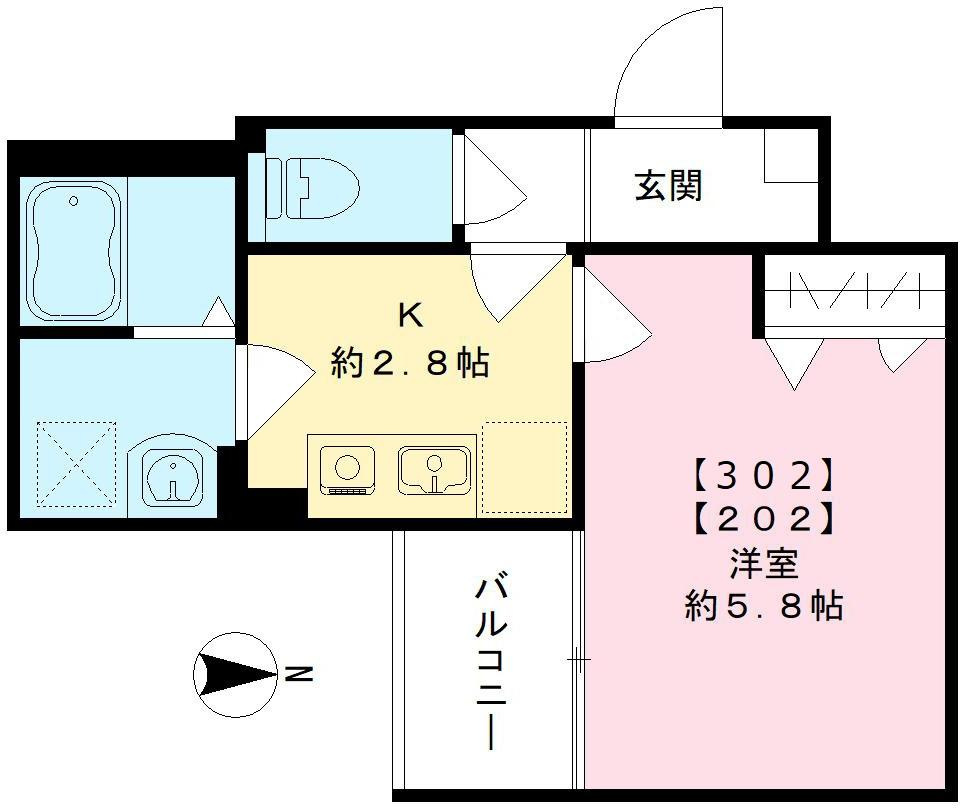 ＡＬＥＧＲＩＡ東花園の間取り