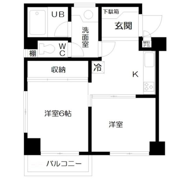 日神パレス青梅の間取り