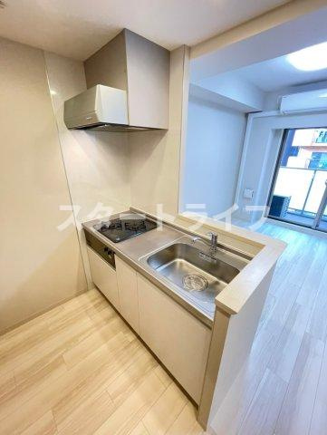 大阪市淀川区西宮原１丁目の賃貸マンションのキッチン