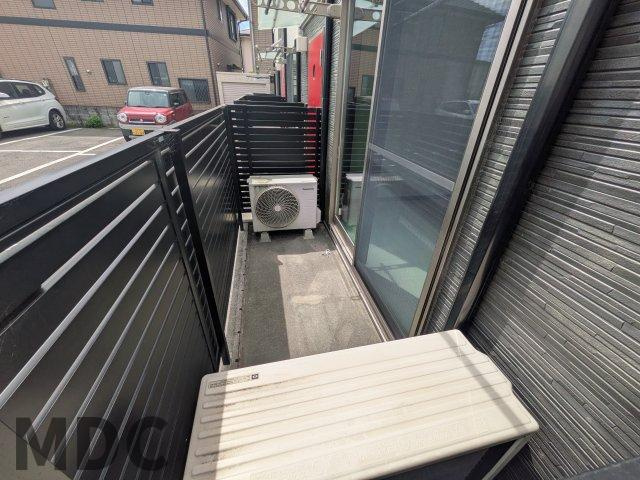 リブライフ藍住のバルコニー