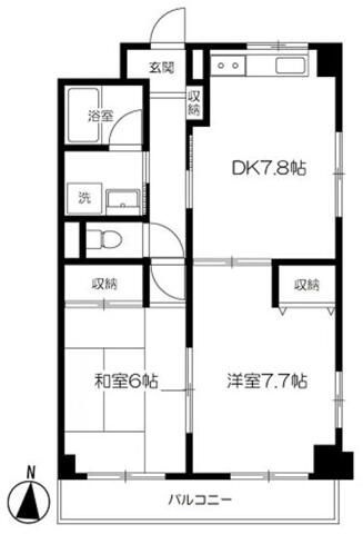 サニーコートの間取り
