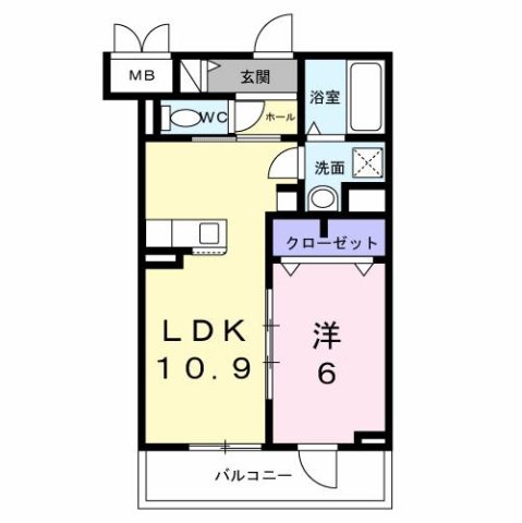 セレーナ　エストの間取り