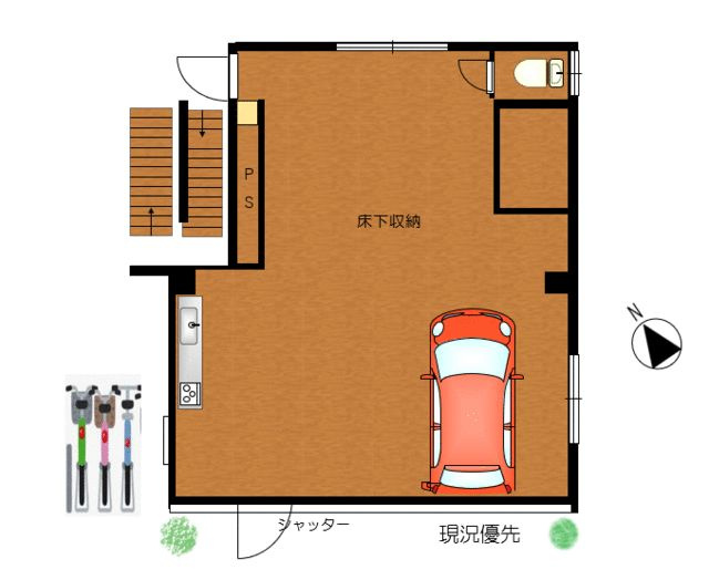 ティアラビルの間取り