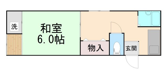 マンション福田の間取り