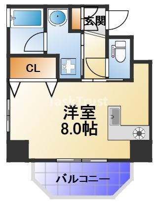 【間取り】 | クレイドル上町Ⅱ