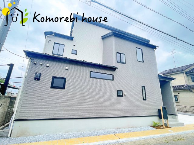 鴻巣市松原4丁目　新築一戸建て　ブルーミングガーデン　01の外観|建物外観を気になさる方へ、見た目の良い物件です