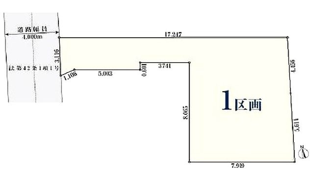 【土地図】 | 国分寺市本多4丁目　売地　全1区画