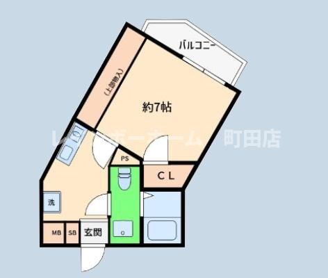 FLATS70※初期費用分割あと払いサービス利用可能物件の間取り