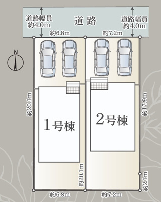 【区画図】 | 沼津市下香貫第32　新築一戸建て　1号棟