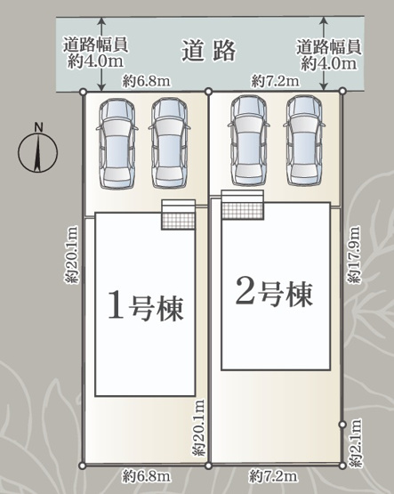 【区画図】 | 沼津市下香貫第32　新築一戸建て　1号棟