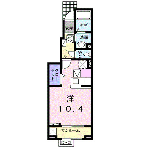 Ⅹ．ライツ・平井の間取り