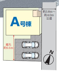 市川市若宮３丁目２７４番の区画図