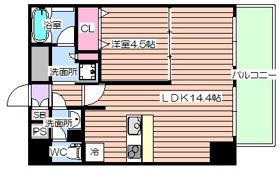 【間取り】 | セレニテ梅田北プレミアム