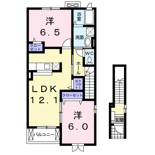 レバンテＡの間取り