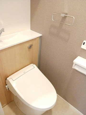 ロータス都城３のトイレ|落ち着いたトイレです