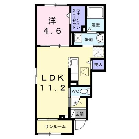 【間取り】 | グレイス　八万