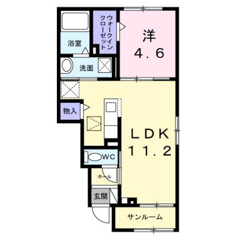 【間取り】 | グレイス　八万