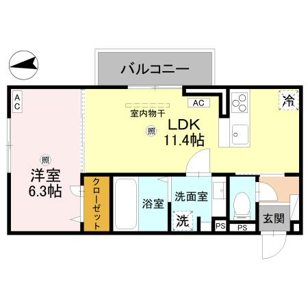 DｰRegalo米松の間取り