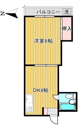 フローレンスイナバの間取り