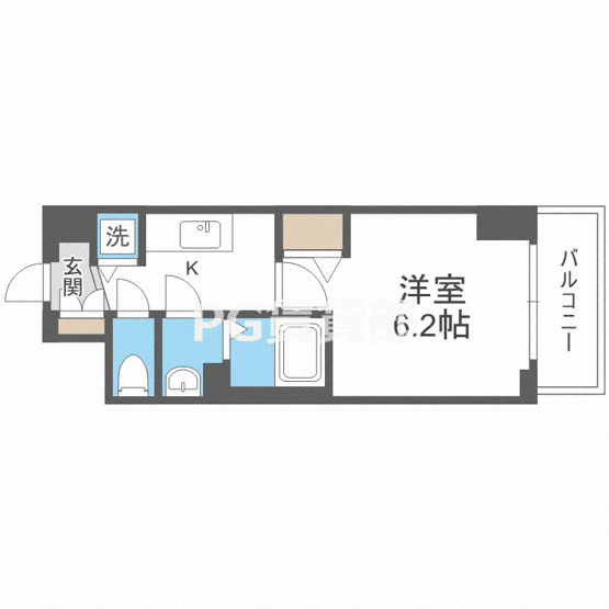 【間取り】 | プレサンス松屋町グレース