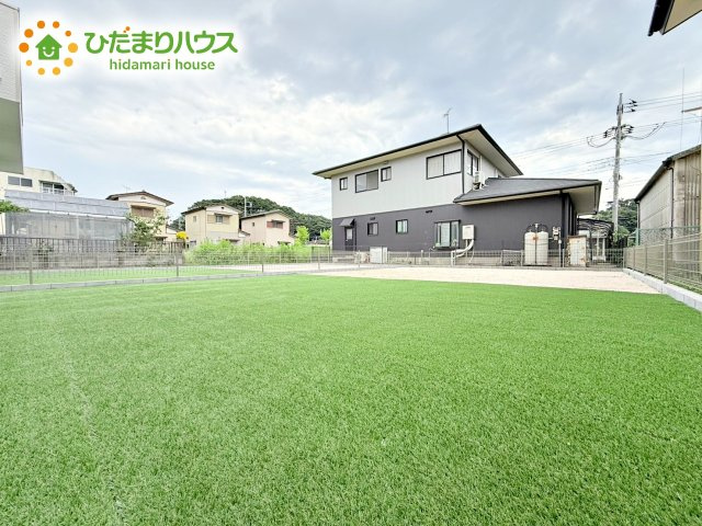 【庭】 | ひたちなか市相金町33番　新築戸建　A号棟 | お庭付物件になります！お庭遊びや、プールなどお子様も大喜び(^^)