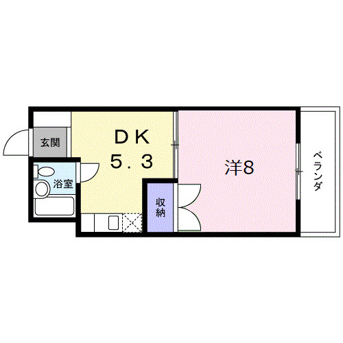 グリーンハイツの間取り