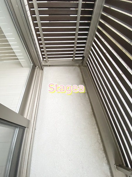さいたま市大宮区上小町のアパートのバルコニー