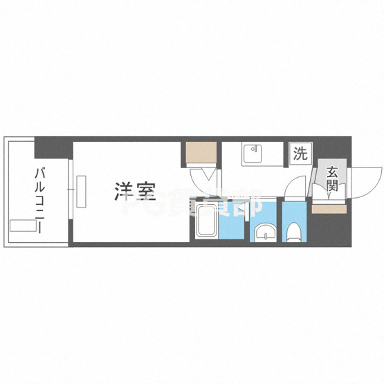 【間取り】 | エステムコート難波Ⅶビヨンド