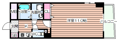 【間取り】 | サンシャイン西梅田