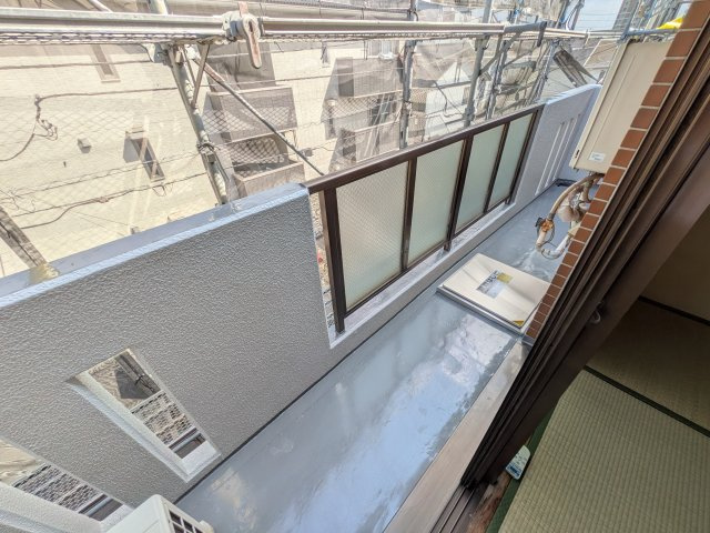 メゾン椿のバルコニー