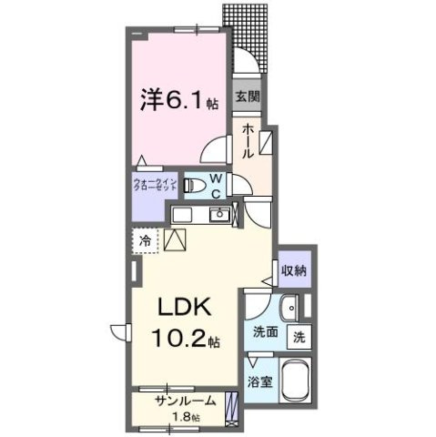 【間取り】 | フロレゾンＤ