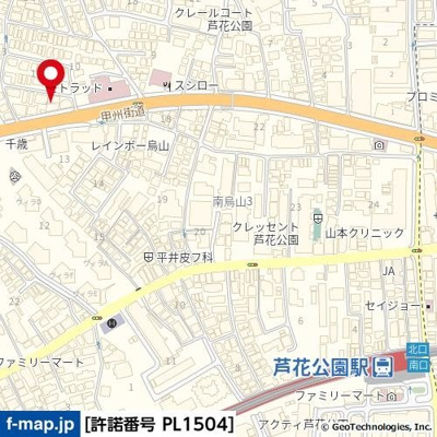【地図】 | ビバリーホームズ千歳烏山