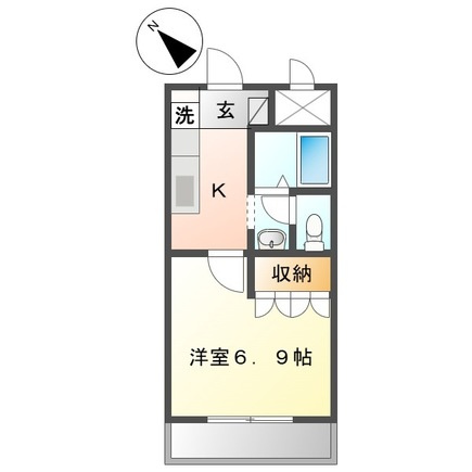 川崎市多摩区生田２丁目の賃貸マンションの間取り