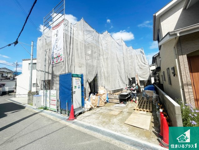 羽曳野市西浦　第1期　新築一戸建ての外観|現在建築中！落ち着いた街並みで新生活を始めることが出来そう！周辺の物件も併せてご紹介させて頂きます！