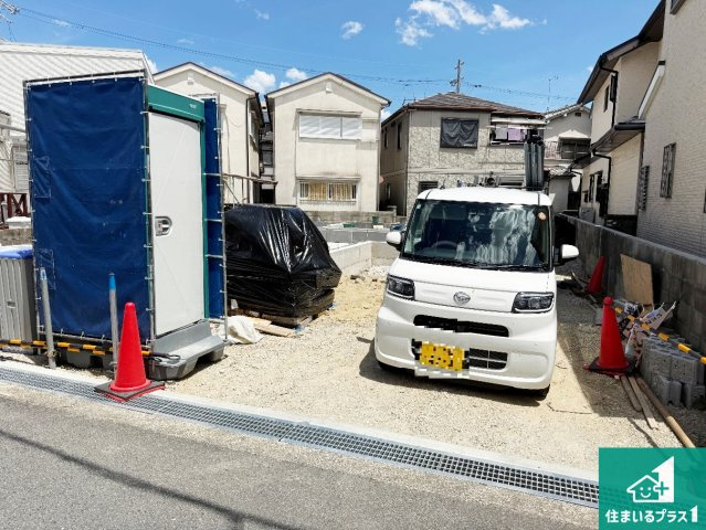 羽曳野市西浦　第01期　新築一戸建ての外観|現在建築中！落ち着いた街並みで新生活を始めることが出来そう！周辺の物件も併せてご紹介させて頂きます！