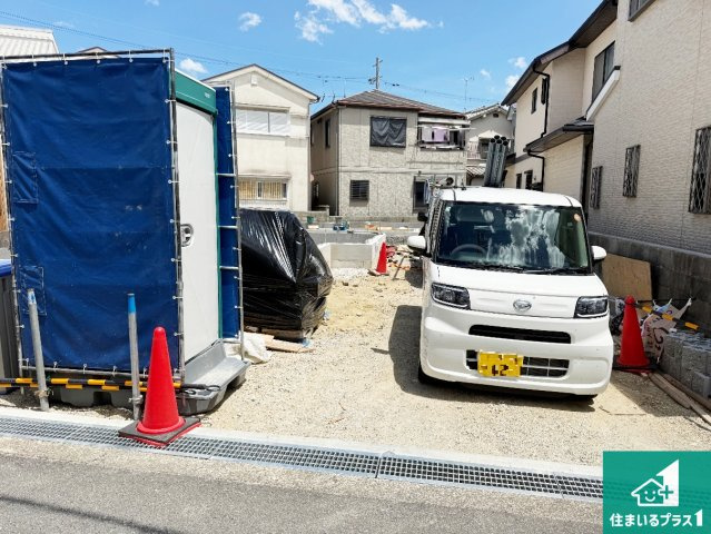 羽曳野市西浦　第01期　新築一戸建ての外観|現在建築中！落ち着いた街並みで新生活を始めることが出来そう！周辺の物件も併せてご紹介させて頂きます！