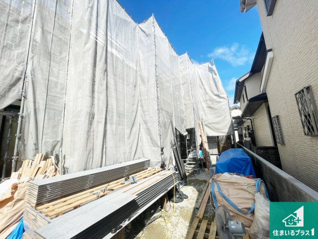 羽曳野市西浦　第1期　新築一戸建ての外観|現在建築中！落ち着いた街並みで新生活を始めることが出来そう！周辺の物件も併せてご紹介させて頂きます！
