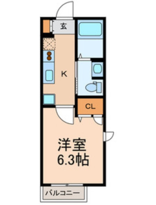 メゾンすずらんの間取り