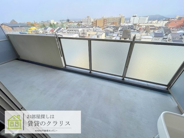 マークスゲート京都サウスのバルコニー