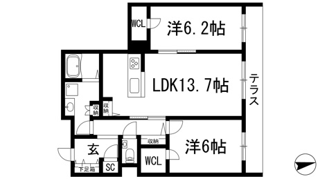 【間取り】