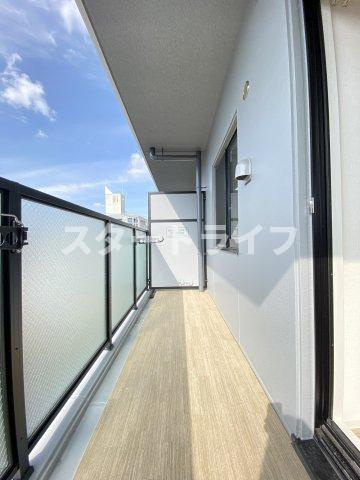 大阪市東淀川区東中島２丁目の賃貸マンションのバルコニー|参考写真